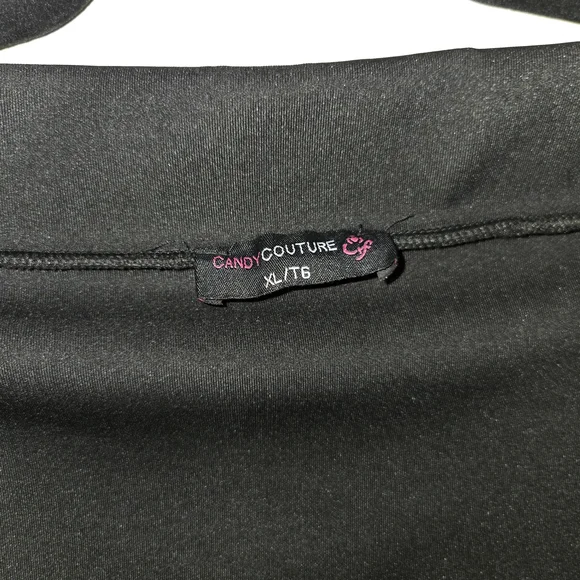 STYLE Ruffle Off-the-Shoulder Black Top L-M - Picture 4 of 7